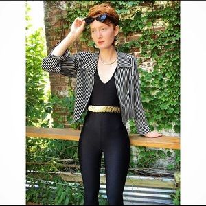 Vintage back ribbed jumpsuit